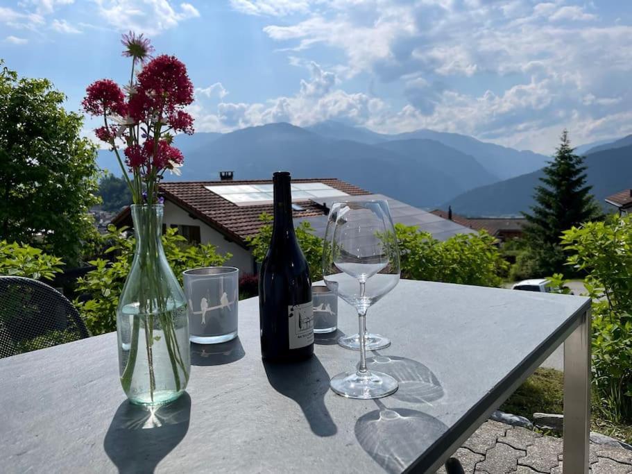 Wohnung Mit Fantastischer Aussicht Trin 外观 照片